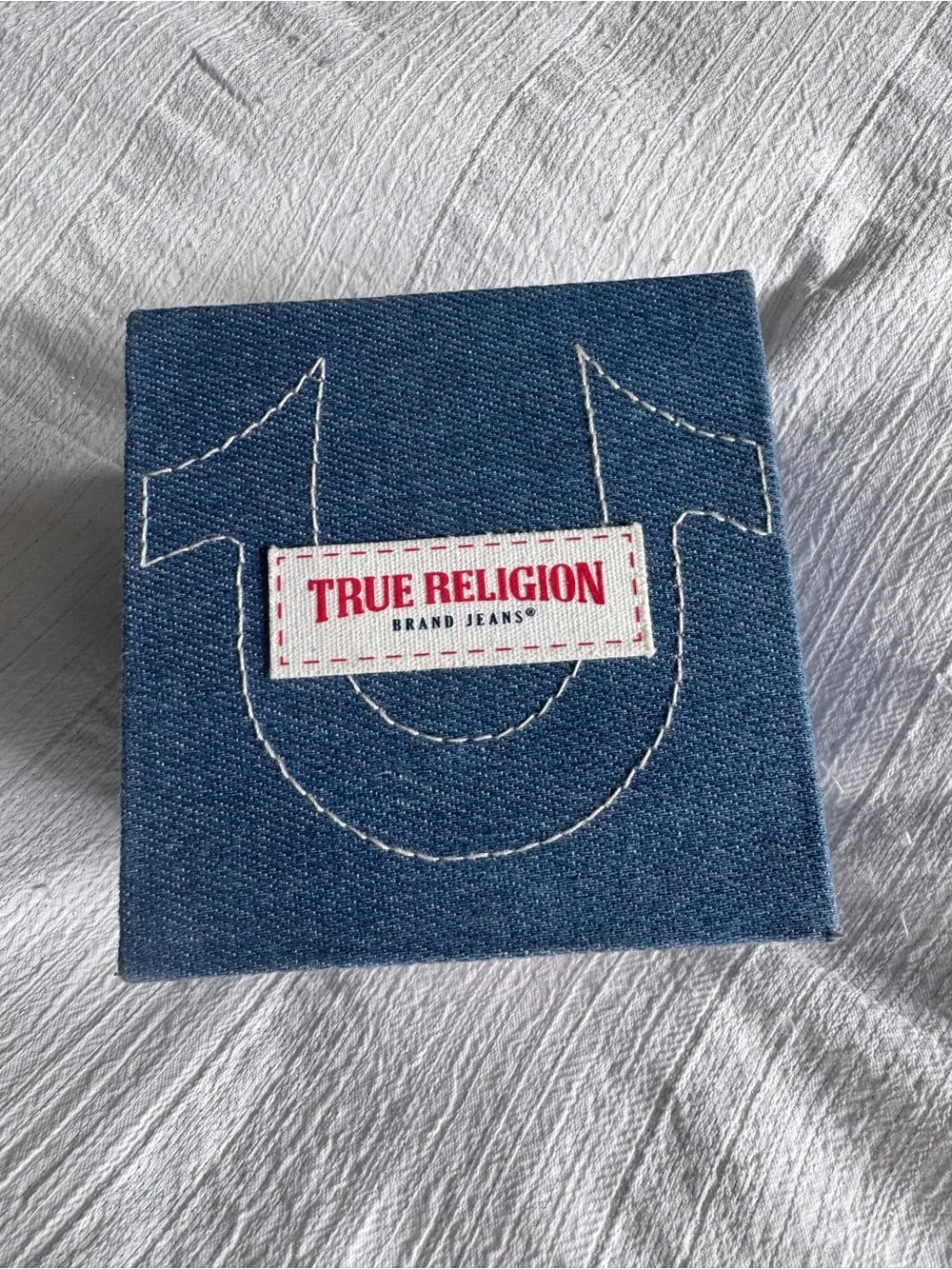 True Religion Black and Red Men’s Watch and Bracelet Set